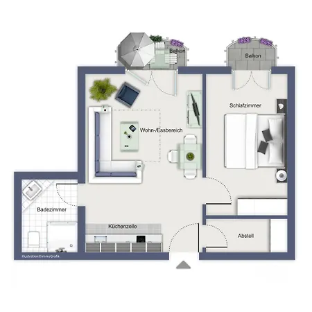 Apartamento Haus Am Park 26 *